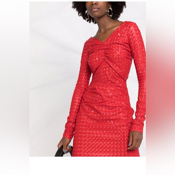 MSGM
Graphic print long-sleeve dress
Size 40 red - Picture 11 of 12